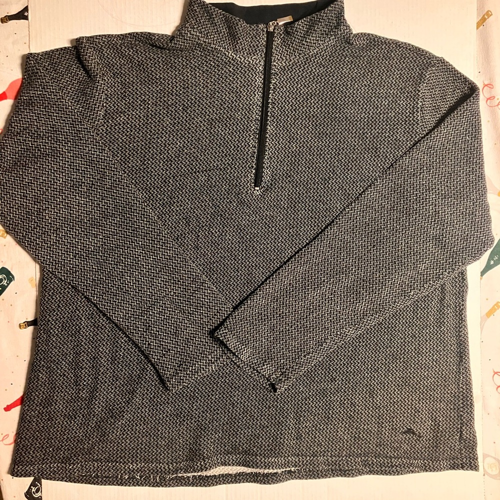 Tommy Bahama Textured Quarter-Zip Pullover XXL